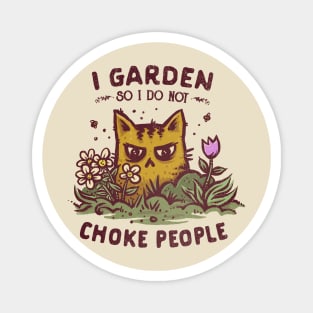 Kitten Gardener Magnet
